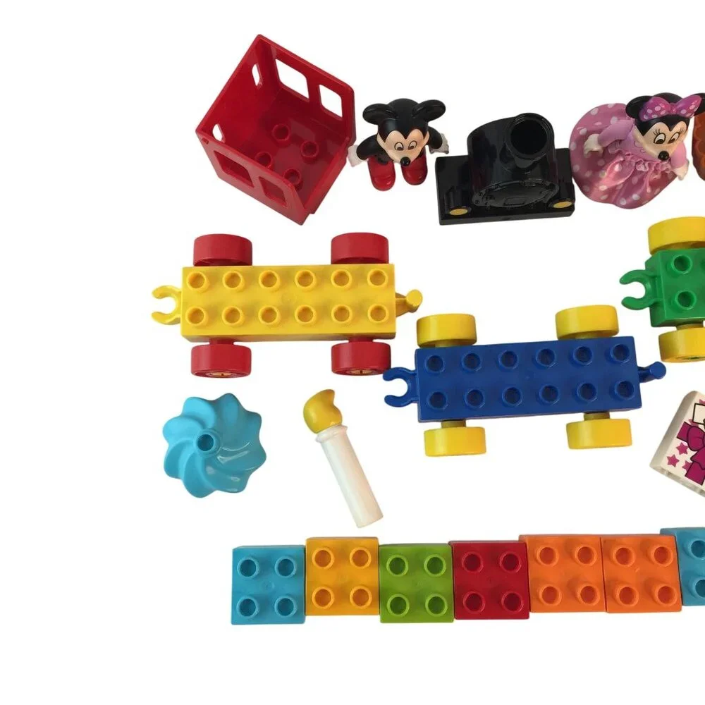 Lego Duplo Mickey & Minnie Birthday Parade 10597 Number Train Disney Incomplete‎